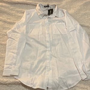 Women’s White button down New! -Never Worn.
